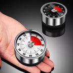 Edelstahl-Küchentimer mit Magnet – 60 Minuten