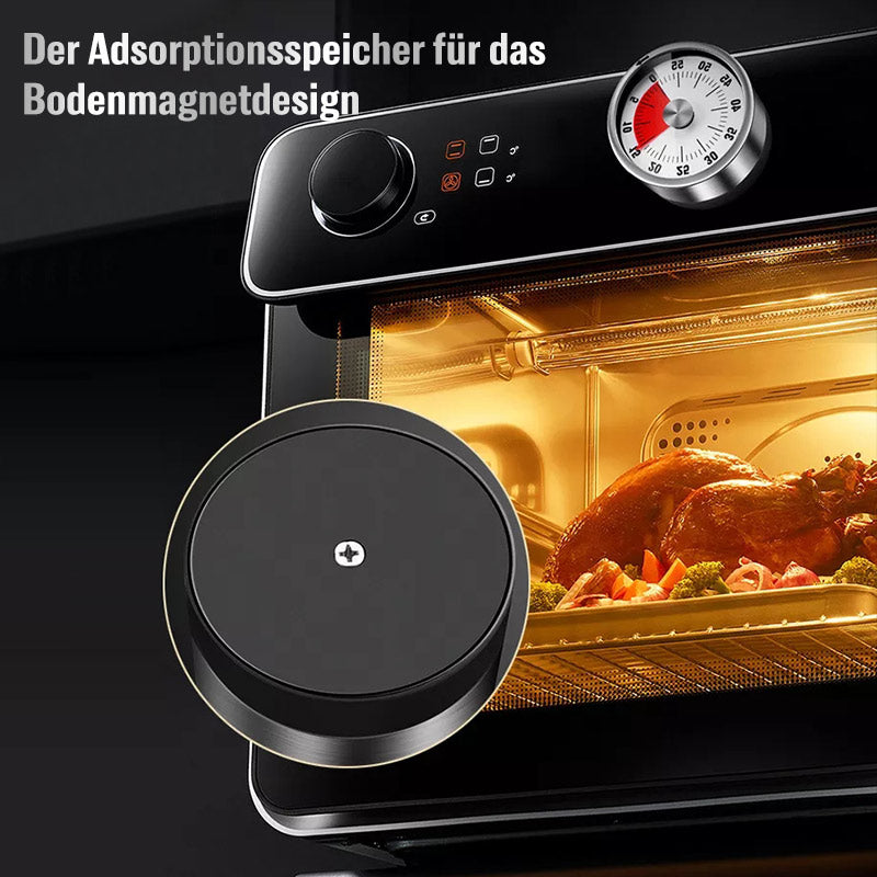 Edelstahl-Küchentimer mit Magnet – 60 Minuten