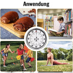 Edelstahl-Küchentimer mit Magnet – 60 Minuten