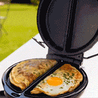 Elektrischer Omelettkessler für 2 Omelets – 1000W, Antihaft