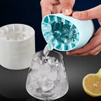 Silikon-Eiswürfelform rund – flexibel, spülmaschinenfest