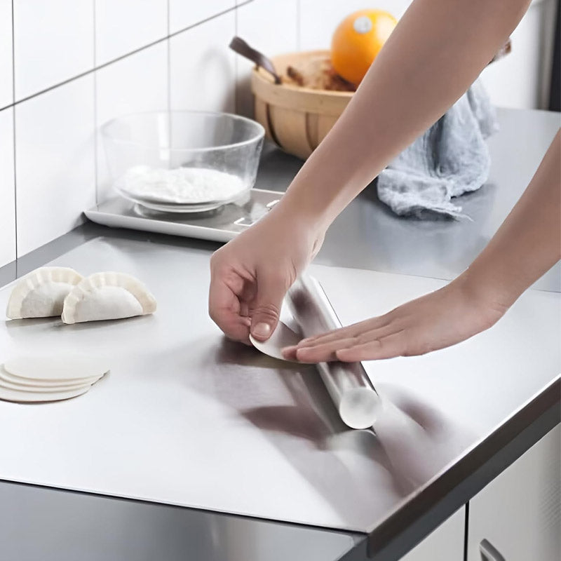 Schneidbrett Edelstahl mit rutschfestem Boden