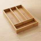 Besteckkasten aus Bambus – 5 Fächer