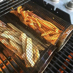 Grillkorb aus Edelstahl mit 360-Grad-Design