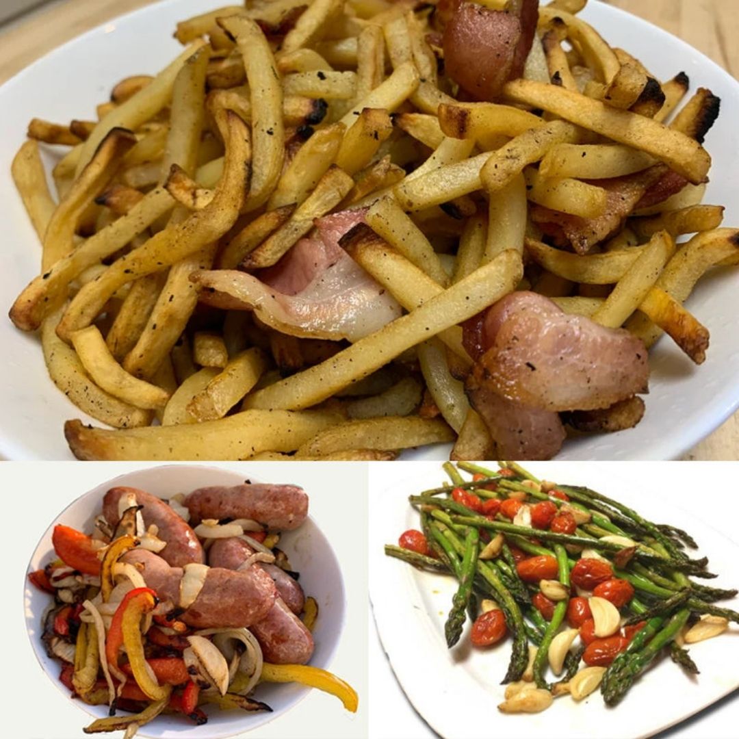 Grillkorb aus Edelstahl mit 360-Grad-Design