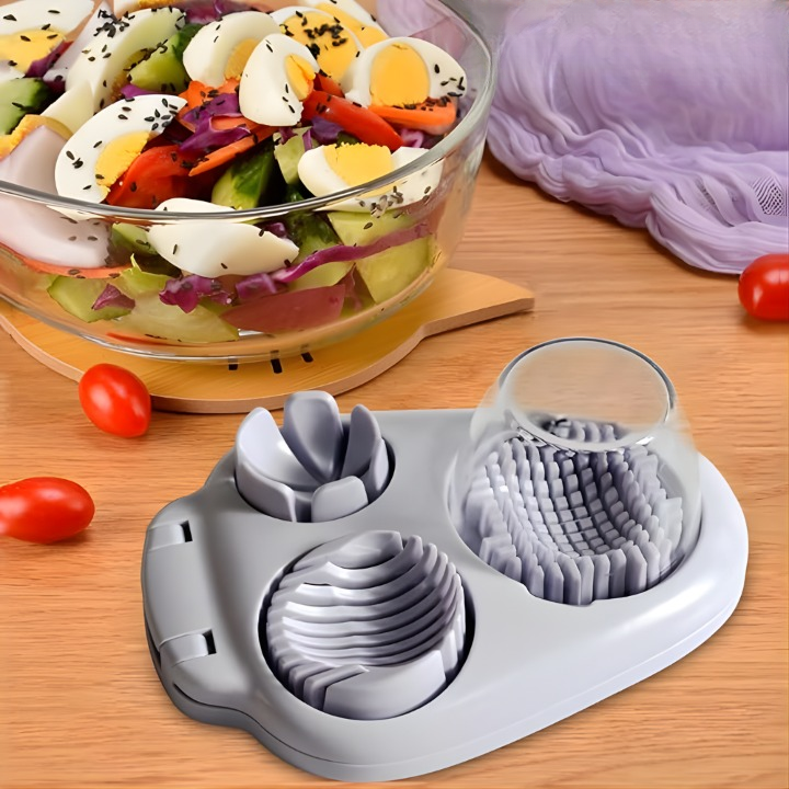 3-in-1 Eierschneider aus Edelstahl