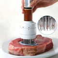 Edelstahl-Marinadespritzer mit Fleischtenderizer