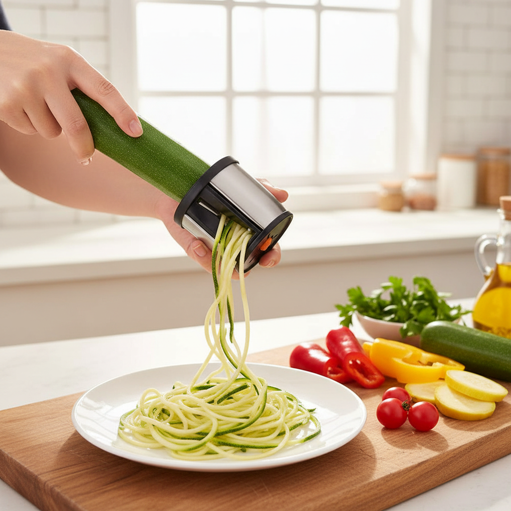 Spiralschneider aus Edelstahl