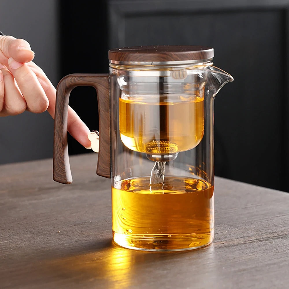 Teekanne Glas mit Filtereinsatz – 600 ml