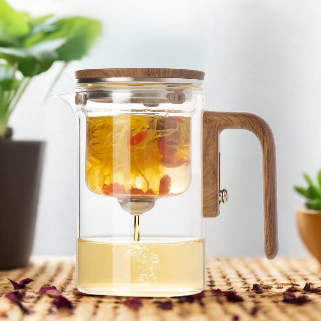 Teekanne Glas mit Filtereinsatz – 600 ml