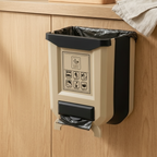 Faltbarer Küchenmülleimer für Arbeitsplatte und Schranktür