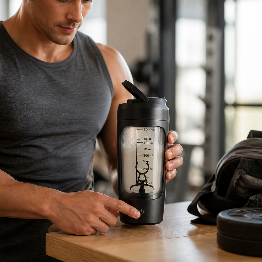 Elektrischer Protein-Shaker 500 ml mit USB-Aufladung