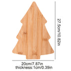 Bambus-Schneidebrett in Tannenbaumform