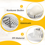 3-in-1 Eierschneider aus Edelstahl