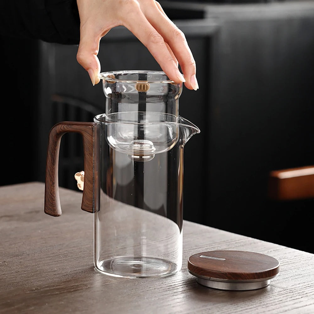 Teekanne Glas mit Filtereinsatz – 600 ml