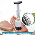 Edelstahl-Marinadespritzer mit Fleischtenderizer