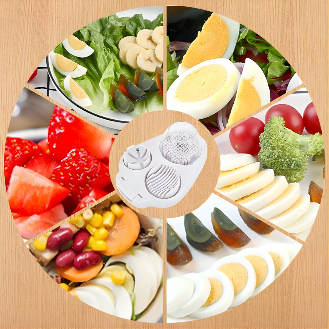 3-in-1 Eierschneider aus Edelstahl