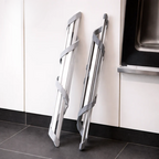 Eckorganizer für Spüle – Dreieckiges Aluminium-Tablett