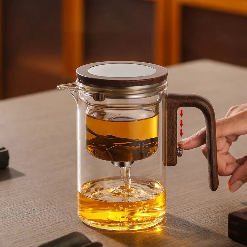 Teekanne Glas mit Filtereinsatz – 600 ml