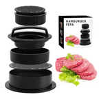 Burgerpresse aus Kunststoff mit Drehverschluss – 13 cm