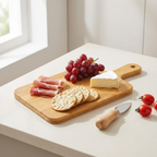 Schneidebrett mit Griff aus Bambus