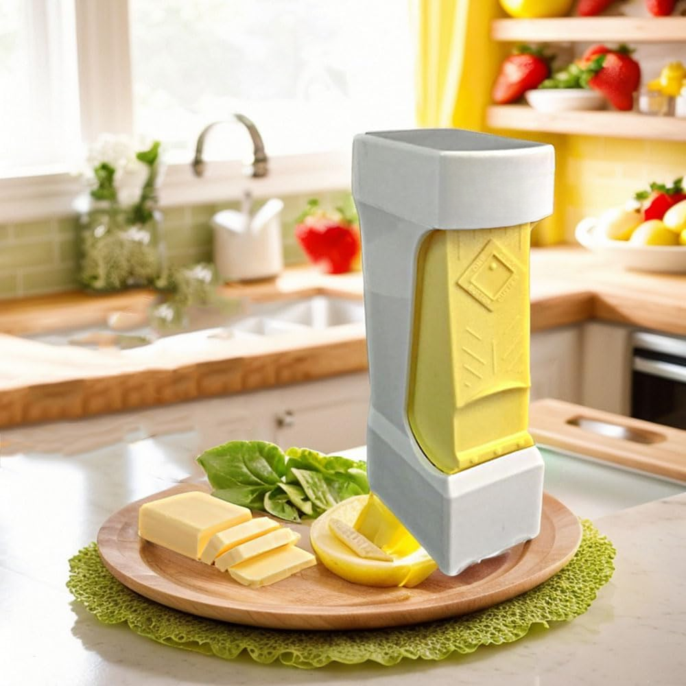 Butterschneider mit Hebel – gleichmäßige Portionen