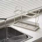 2-stöckiges Küchenregal aus Metall