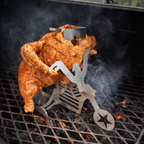 Hähnchen-Grillständer aus Edelstahl