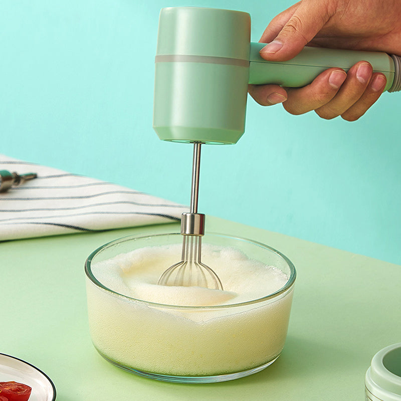 Kabelloses 3-in-1 Stabmixer-Set mit Zerkleinerer
