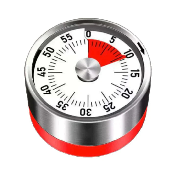 Edelstahl-Küchentimer mit Magnet – 60 Minuten