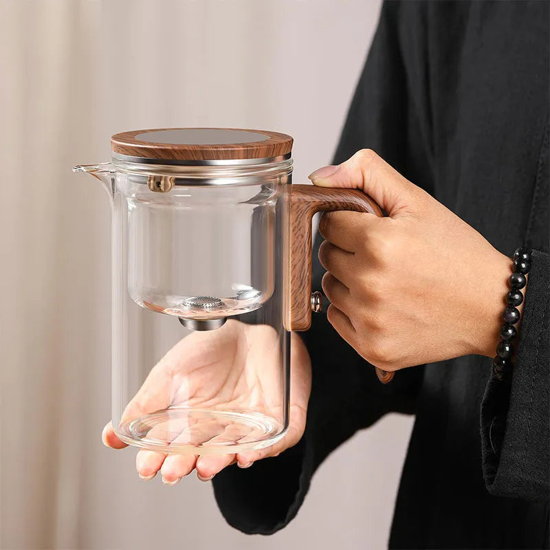 Teekanne Glas mit Filtereinsatz – 600 ml