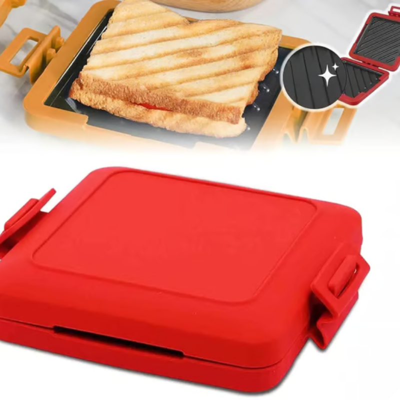 Mikrowellen-Grillpresse aus Aluminium – knusprige Ergebnisse
