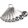 Messlöffel-Set 9-teilig aus Edelstahl mit Gravur