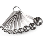 Messlöffel-Set 9-teilig aus Edelstahl mit Gravur