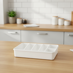 Besteck-Organizer aus Kunststoff