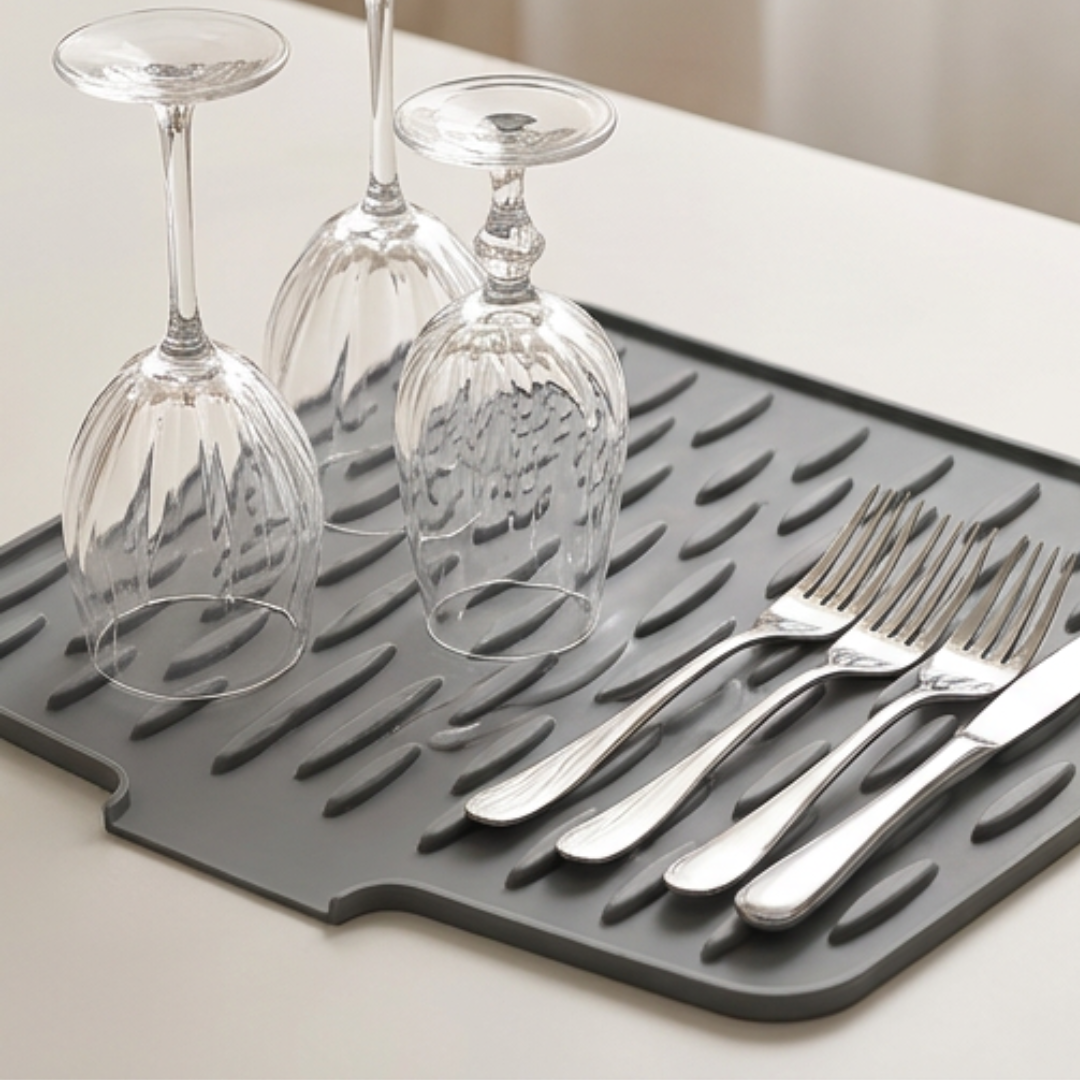 Silikon-Abtropfmatte – schnelle Drainage, hitzebeständig bis 220°C