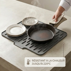 Silikon-Abtropfmatte – schnelle Drainage, hitzebeständig bis 220°C
