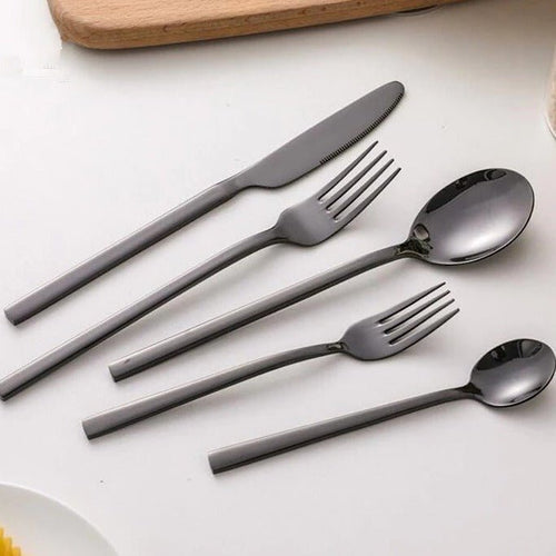Besteckset 30-teilig Edelstahl Gold