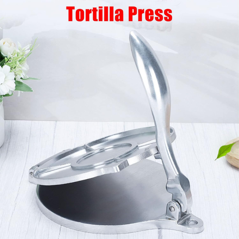 Tortilla-Presse aus Aluminium – gleichmäßige Fladen