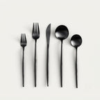 Besteckset Edelstahl Matt – zeitloses Design, 5-teilig pro Person