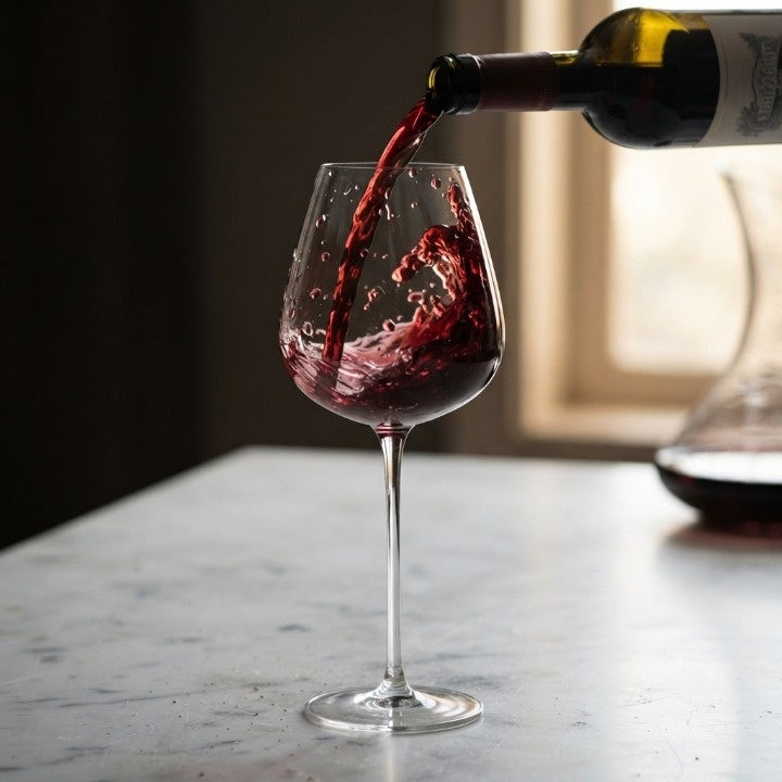 Handgeblasene Kristallgläser – für Rot-, Weiß-, Champagner & Burgunder