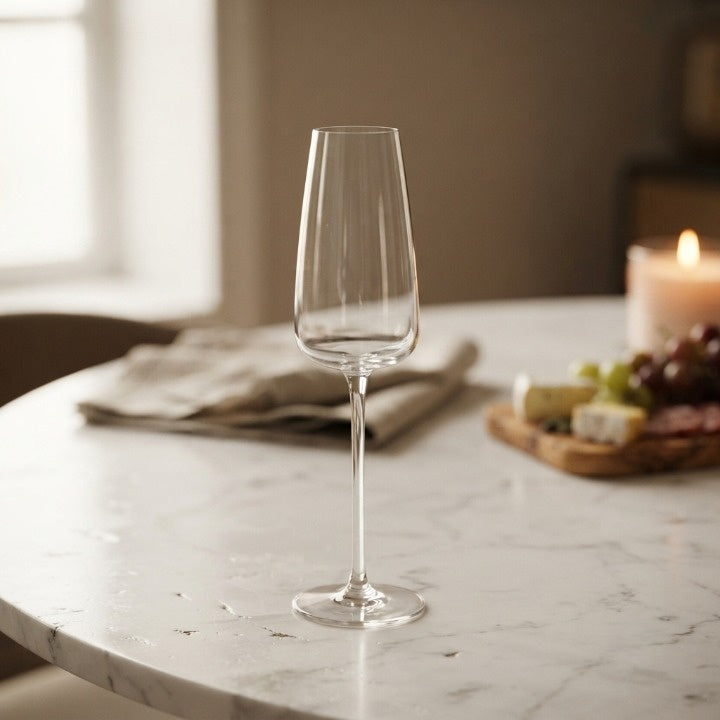 Handgeblasene Kristallgläser – für Rot-, Weiß-, Champagner & Burgunder