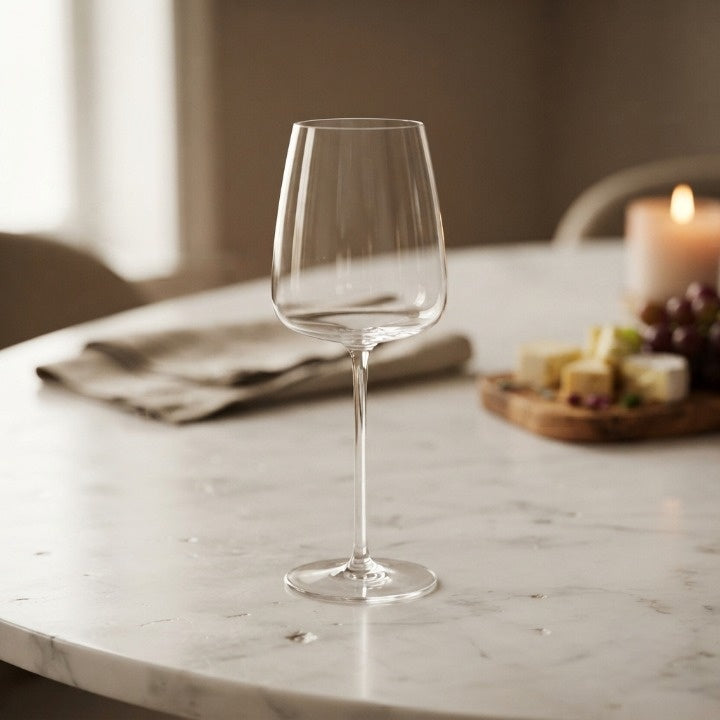 Handgeblasene Kristallgläser – für Rot-, Weiß-, Champagner & Burgunder