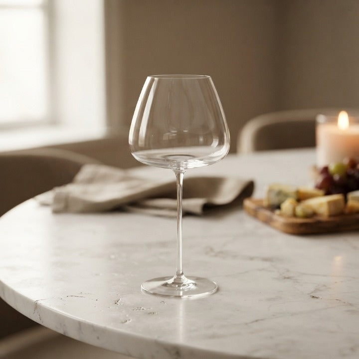 Handgeblasene Kristallgläser – für Rot-, Weiß-, Champagner & Burgunder