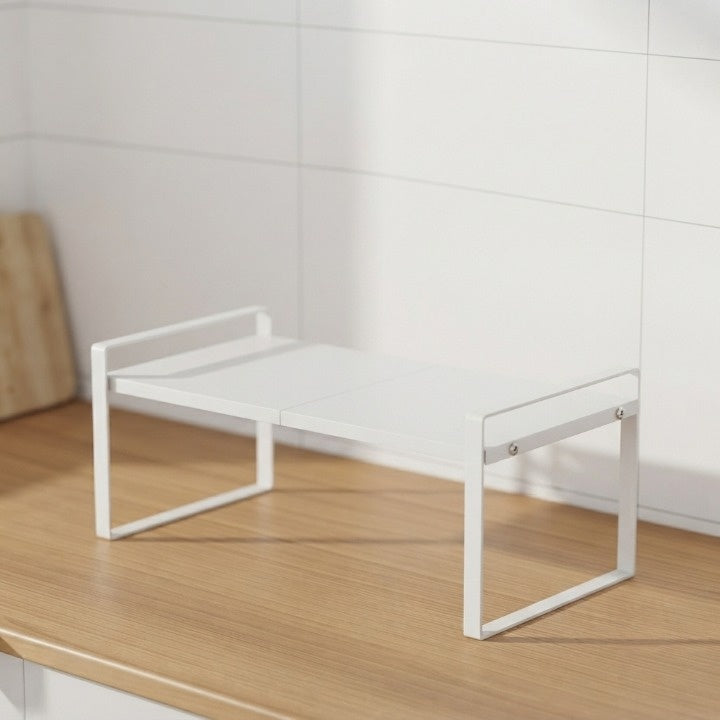 Küchen-Organizer aus Metall – Weiß, 4 Größen