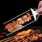 Grillspieße aus Edelstahl mit Schieber – 3er-Set