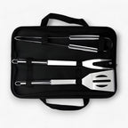 Grillbesteck-Set aus Edelstahl – 3-teilig oder 5-teilig