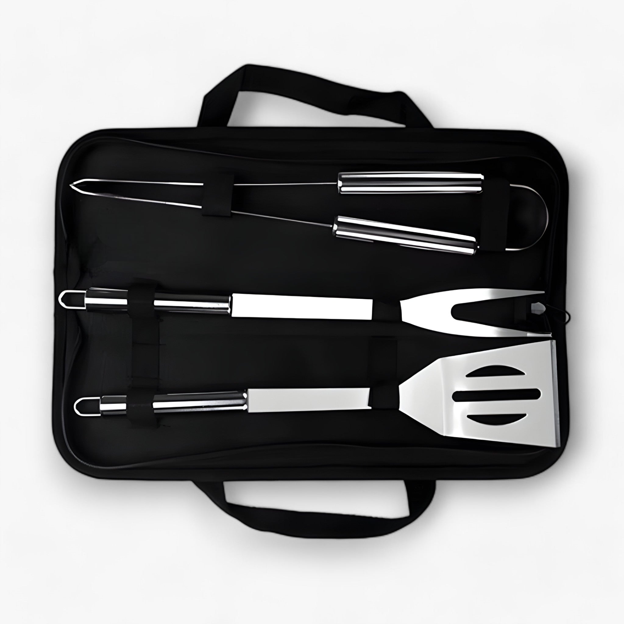 Grillbesteck-Set aus Edelstahl – 3-teilig oder 5-teilig