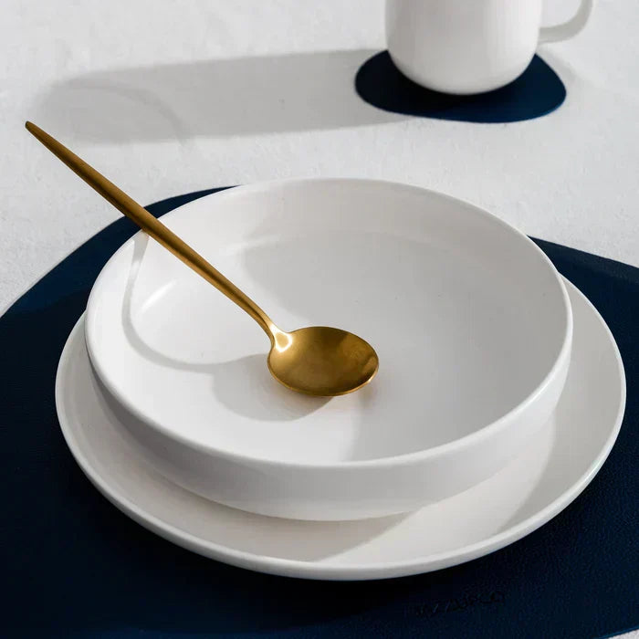 Besteckset Edelstahl Mattfinish – minimalistisches Design