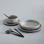 Besteckset Edelstahl Mattfinish – minimalistisches Design